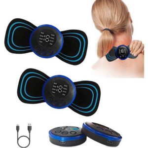Masajeador de cuello portátil con electroestimulación